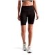 aerial view a black tridri ladies performance legging short, image 1 of 4