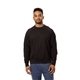 aerial view a black econscious unisex motion crewneck sweatshirt, image 1 of 3