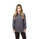 aerial view a graphite econscious unisex motion crewneck sweatshirt, image 1 of 3