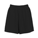 aerial view a black augusta sportswear girls wicking mesh short, image 1 of 3