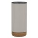 aerial view a gray 16 oz full laser wellington stainless steel tumbler, image 1 of 2