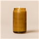 aerial view a amber re - usable can glass scented candle, image 1 of 3