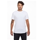 a white econscious unisex usa made t - shirt