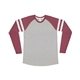 a vn ht/ vn brg/ w lat mens gameday mash - up long sleeve fine jersey t - shirt