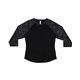 aerial view a black/ storm cmo lat ladies baseball t - shirt, image 1 of 2