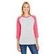 aerial view a vn hthr/ vn red lat ladies baseball t - shirt, image 1 of 3