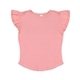 aerial view a mauvelous rabbit skins toddler flutter sleeve t - shirt, image 1 of 2