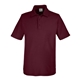 aerial view a burgundy core365 - mens fusion chromasoft(tm) pique polo, image 1 of 5