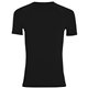 aerial view a black augusta sportswear adult hyperform compression short - sleeve shirt, image 1 of 3