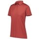 a red augusta sportswear ladies vital polo