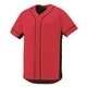 a red/ black augusta sportswear youth slugger jersey