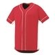 a red/ white augusta sportswear youth slugger jersey