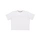 aerial view a blended white lat ladies boxy t - shirt, image 1 of 2