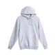 aerial view a heather grey lane seven unisex premium pullover hooded sweatshirt, image 1 of 2