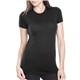 a black bayside ladies usa made jersey t - shirt