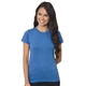 a heather royal bayside ladies usa made jersey t - shirt