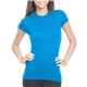 a turquoise bayside ladies usa made jersey t - shirt