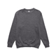 aerial view a charcoal heather lane seven unisex premium crewneck sweatshirt, image 1 of 3