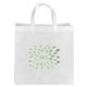 aerial view a white ocean(tm) tote bag w / reflective glossy sparkle, image 1 of 4