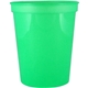 a neon green stadium cup - 16 oz - smooth