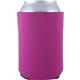a fuchsia collapsible foam can cooler