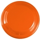 aerial view a bright orange canine 9 dog - friendly flyer, image 1 of 2