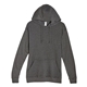 aerial view a heather charcoal lane seven - french terry pullover hooded sweatshirt, image 1 of 5