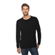 aerial view a black lane seven unisex french terry crewneck sweatshirt, image 1 of 5