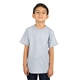 aerial view a heather grey shaka wear - youth active t - shirt, image 1 of 3
