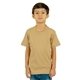 aerial view a khaki shaka wear youth active short - sleeve t - shirt, image 1 of 3