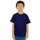 aerial view a navy shaka wear youth active short - sleeve t - shirt, image 1 of 3