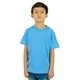 aerial view a sky blue shaka wear youth active short - sleeve t - shirt, image 1 of 3