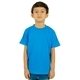 aerial view a turquoise shaka wear youth active short - sleeve t - shirt, image 1 of 3