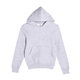 aerial view a heather grey lane seven youth premium pullover hooded sweatshirt, image 1 of 2