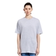 aerial view a heather grey lane seven unisex heavyweight t - shirt, image 1 of 5