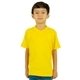aerial view a yellow shaka wear youth v - neck t - shirt, image 1 of 3