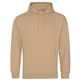 aerial view a nude awdis college hooded sweatshirt, image 1 of 2