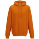 aerial view a orange crush awdis college hooded sweatshirt, image 1 of 2