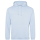aerial view a sky blue awdis college hooded sweatshirt, image 1 of 2