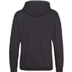aerial view a black smoke awdis college hooded sweatshirt, image 1 of 2