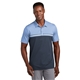 aerial view a riviera heather/ blue nights travismathew sunset blocked polo, image 1 of 5