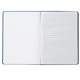 aerial view a blue rpet journal notebook, image 4 of 5