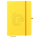aerial view a yellow rpet journal notebook, image 2 of 3