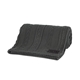 aerial view a black cable sherpa blanket, image 1 of 3