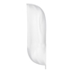 aerial view a white import 15 single sided blade flag with ground spike, image 1 of 2