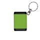 aerial view a lime green cob flashlight keychain, image 1 of 4