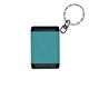aerial view a teal cob flashlight keychain, image 1 of 4