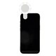 aerial view a white adjustable mini selfie studio light, image 1 of 3
