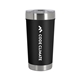 aerial view a black 20 oz daytona double - wall stainless steel tumbler, image 1 of 4