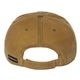 aerial view a field khaki dri duck 3230 moorland waxed canvas cap charcoal, image 5 of 5